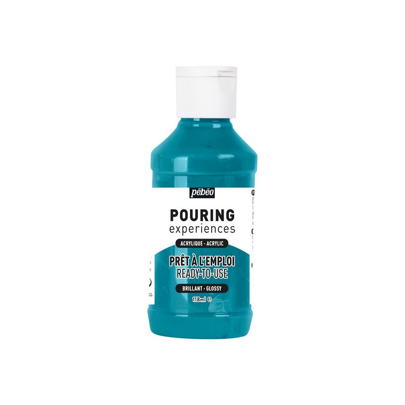 3167865246282-Pebeo Pouring Experiences Ready-to-use - Peinture acrylique - cobalt métal - 118 ml-P_405177325_1-0