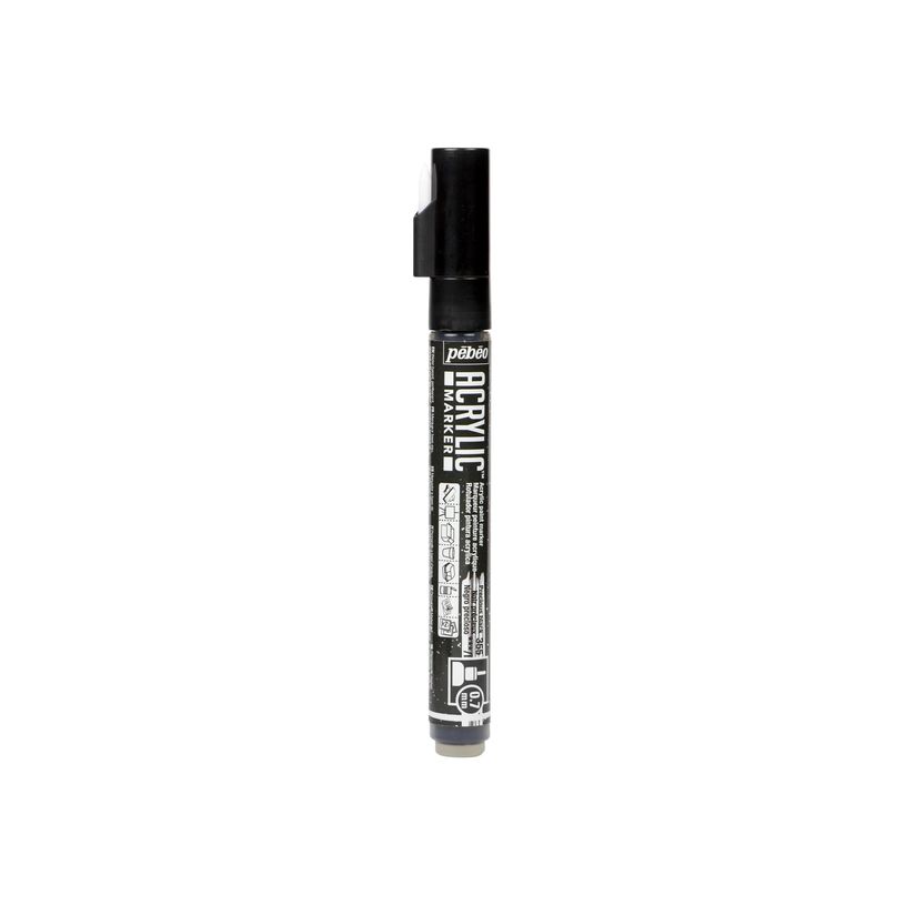 3167862056556-Pebeo Acrylic - Marqueur - pointe extra fine - noir précieux-P_405177334_2-0