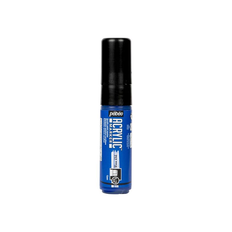 3167862017175-Pebeo Acrylic - Marqueur à peinture - pointe 3-en-1 (5-15mm) - cyan-P_405177348_1-0
