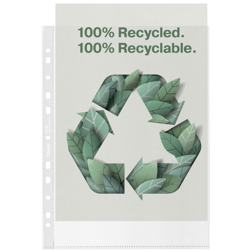 4049793067674-Esselte - 50 Pochettes perforées - A4 - PP - 100% Recyclées-P_405181470_1-0