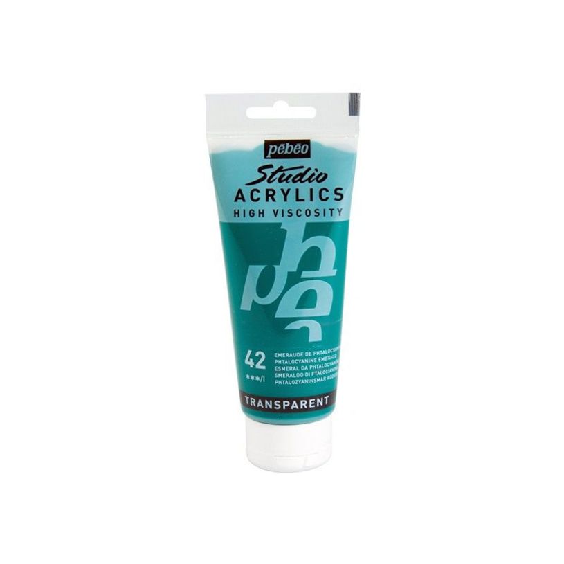 3167868310423-Pebeo Studio Acrylics - Peinture acrylique - émeraude phthalocyanine - 100 ml-P_405182926_2-0