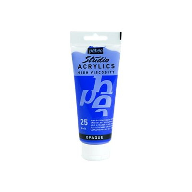 3167868310287-Pebeo Studio Acrylics - Peinture acrylique - bleu céruléen - 100 ml-P_405182932_1-0