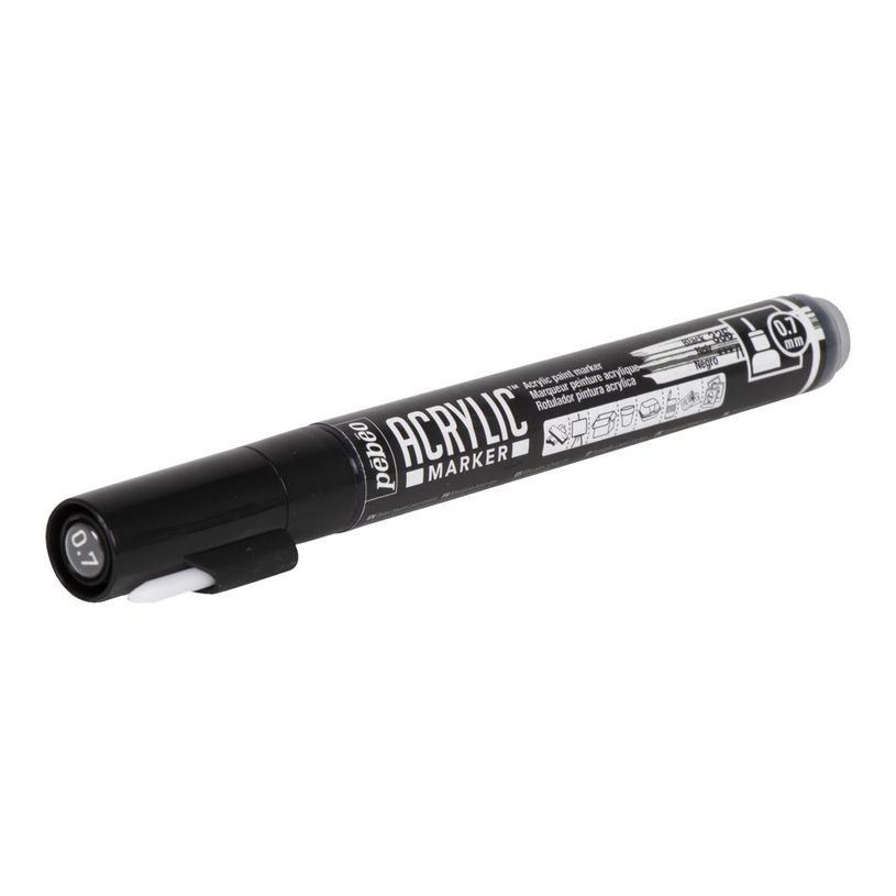 3167862056365-Pebeo Acrylic - Marqueur - noir - encre acrylique à base d'eau - 0.7 mm - extra fin-P_405183321_2-1