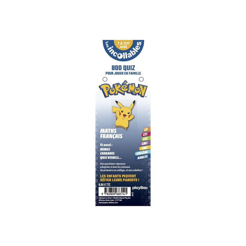 9782809683141-Play Bac - Les Incontournables - Quiz Famille Pokémon - culture générale/quiz, jeu édu-P_405184117_3-1