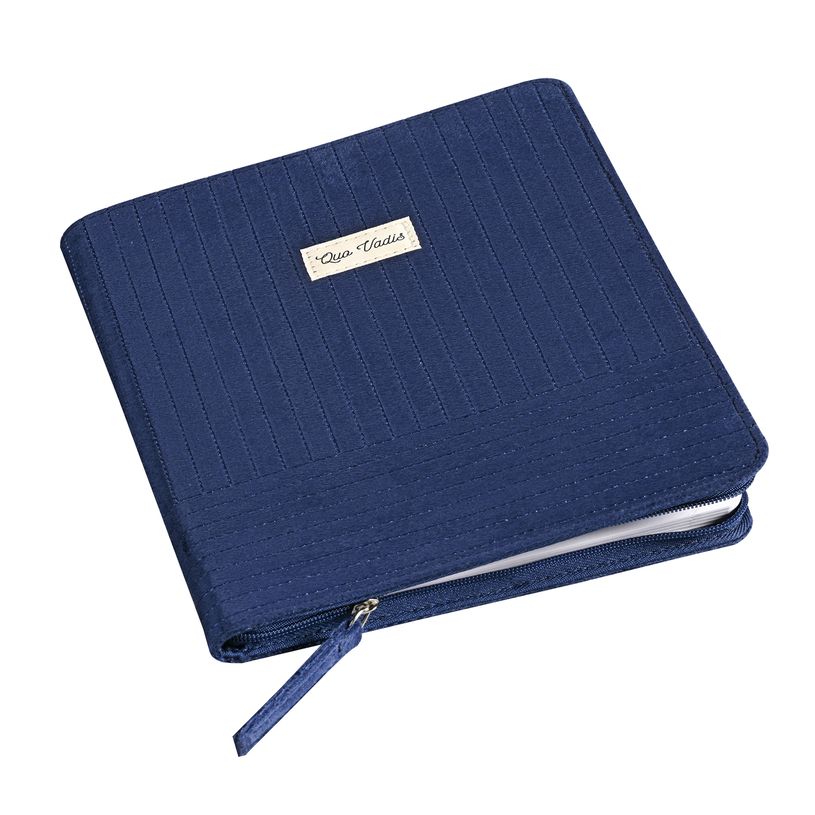 3371010510016-Quo Vadis - Agenda - 2025 - Exécutif - Semainier Planning - Français - Colette - Bleu - 13 mois de décembre à décembre - 16x16 cm - Papier Clairefontaine -P_405187248_4-1
