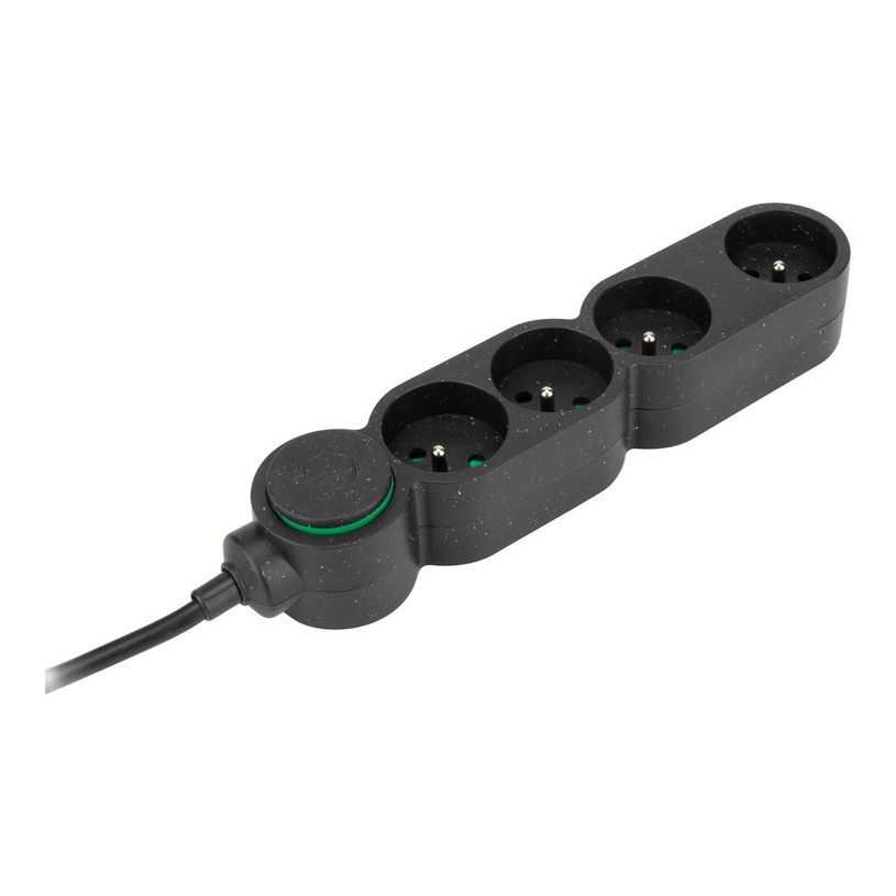 3545411896561-zenitech Home Green - Multiprises avec 4 prises 16A + interupteur -  3680 Watt - 1.5 m cor-P_405187527_4-1