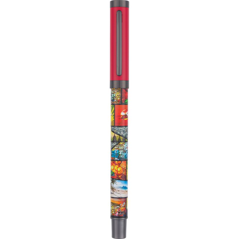 3664447143231-Stylo plume Arcade - 5 decors assortis - Oberthur-P_405188857_1-0
