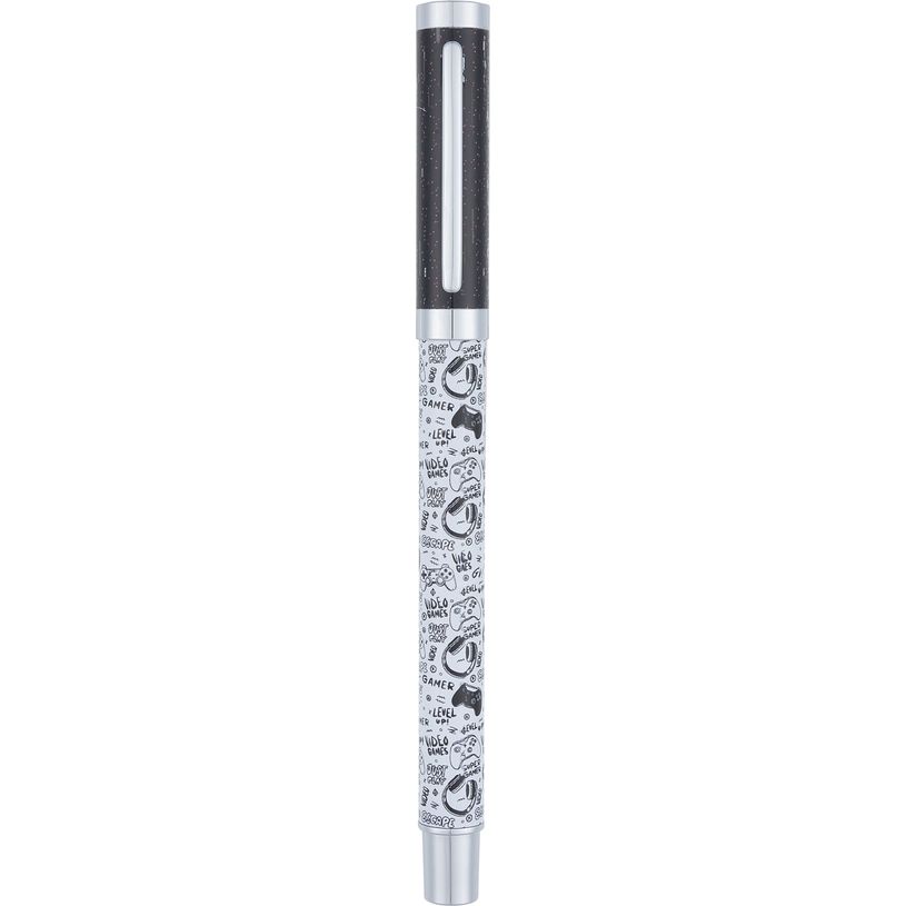 3664447143248-Stylo roller a cartouche Arcade - 5 decors assortis - Oberthur-P_405188858_3-2