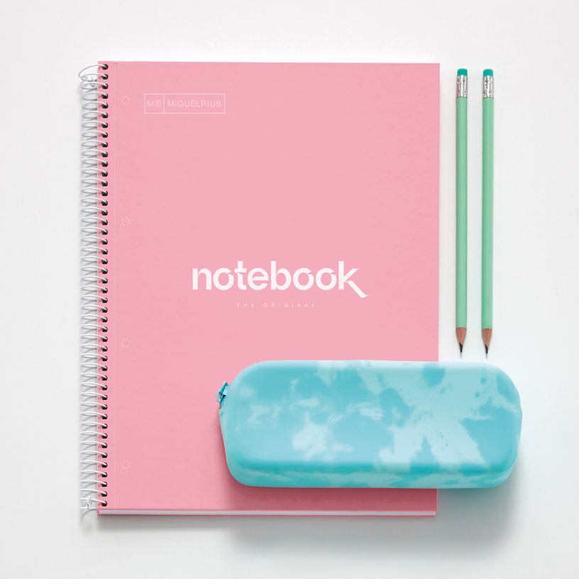 8422593485651-Notebook Emotions, couverture rigide, A4 lignes horizontales 7 mm, 120 feuilles de 5 couleurs, Miquelri--2