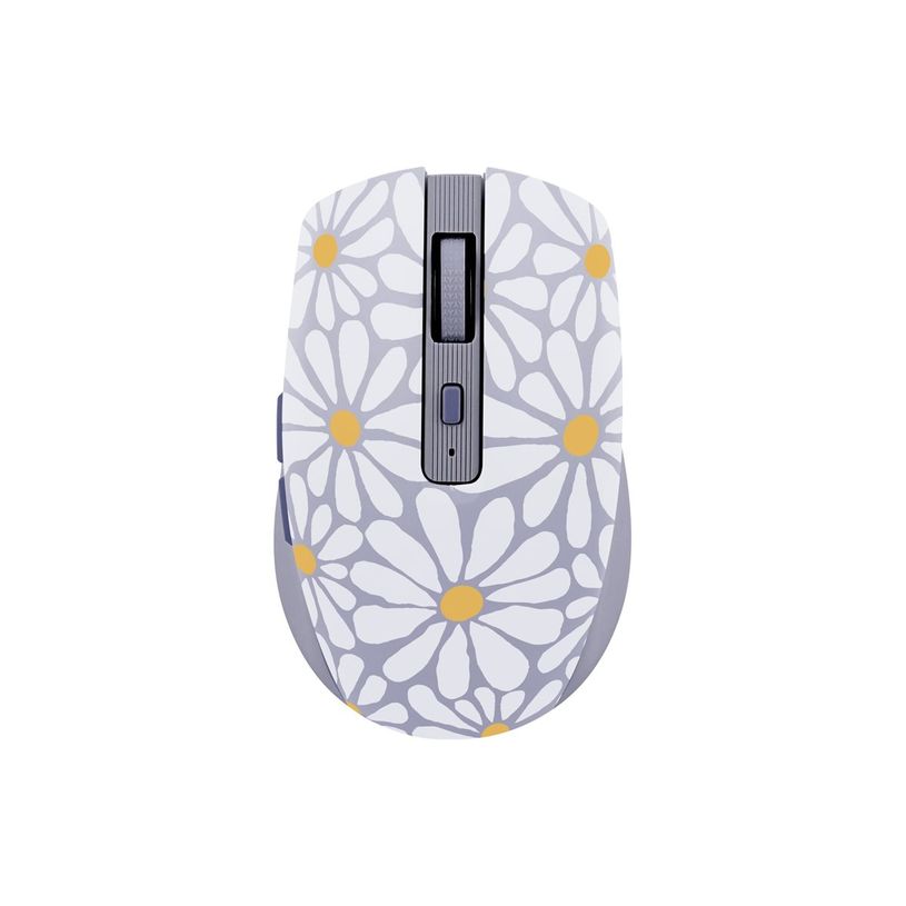 3303170118009-T'nB EXCLUSIV' Flower - Souris sans fil - rechargeable - 6 boutons - lavande-P_405223735_11-6