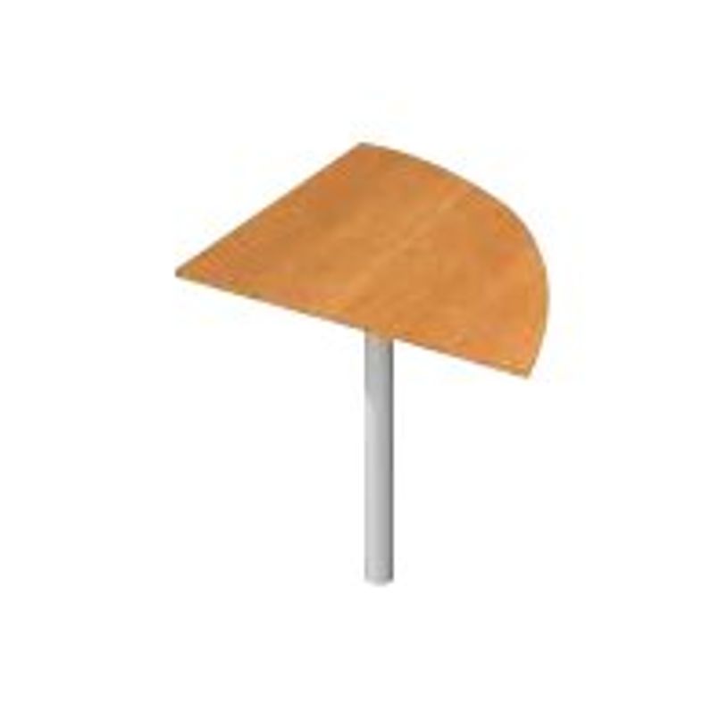 0404052254495-Angle de liaison à 90° pour Bureau Trend - pied blanc - plateau imitation chêne-P_405225449_1-0