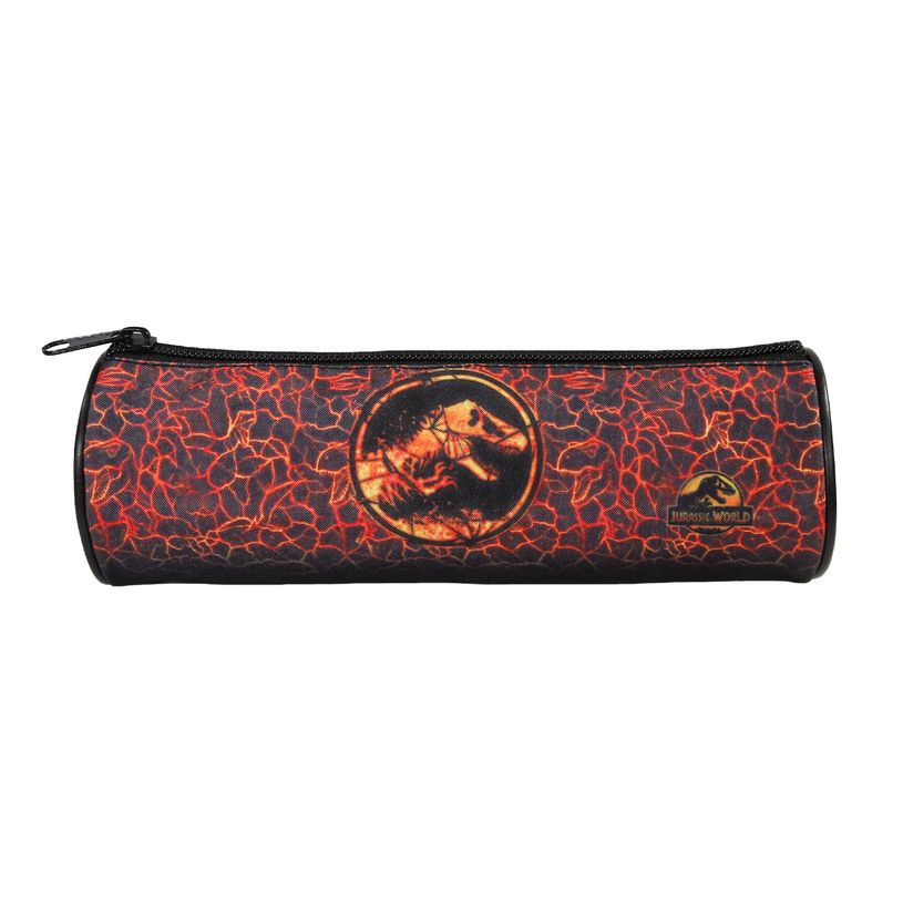 3666311029610-Trousse Jurassic world - 22cm -  1 compartiment - noir - Bagtrotter-P_405226222_1-0
