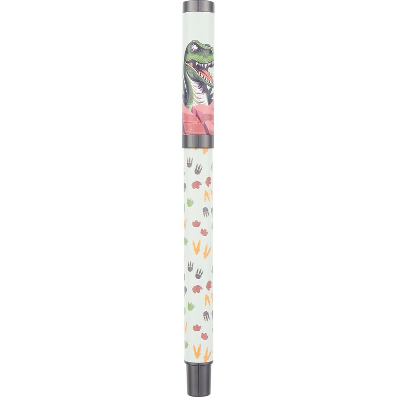 3664447195728-Stylo roller a cartouche Animaux - 5 decors assortis- Oberthur-P_405228585_1-0