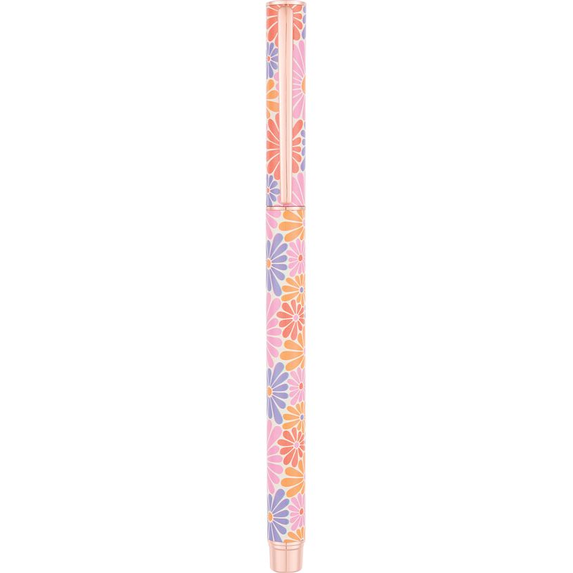 3664447199900-Stylo roller a cartouche Floraison - 5 decors assortis - Oberthur-P_405228597_5-4