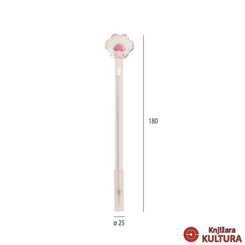 8422593119297-Back2Fun - Stylo à bille - patte de chat-P_405229995_2-1