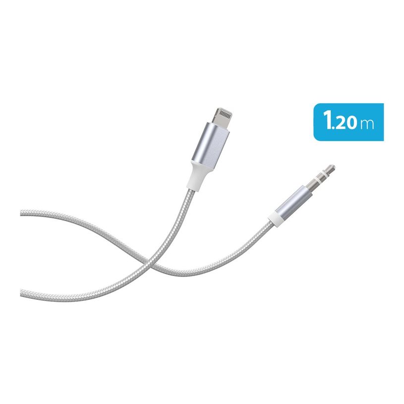3571211530275-Force Power Lite - Câble audio - Lightning mâle pour mini-phone stereo 3.5 mm mâle - 1.-P_405231891_2-4