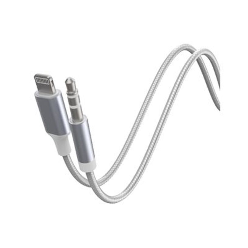 3571211530275-Force Power Lite - Câble audio - Lightning mâle pour mini-phone stereo 3.5 mm mâle - 1.-P_405231891_3-2