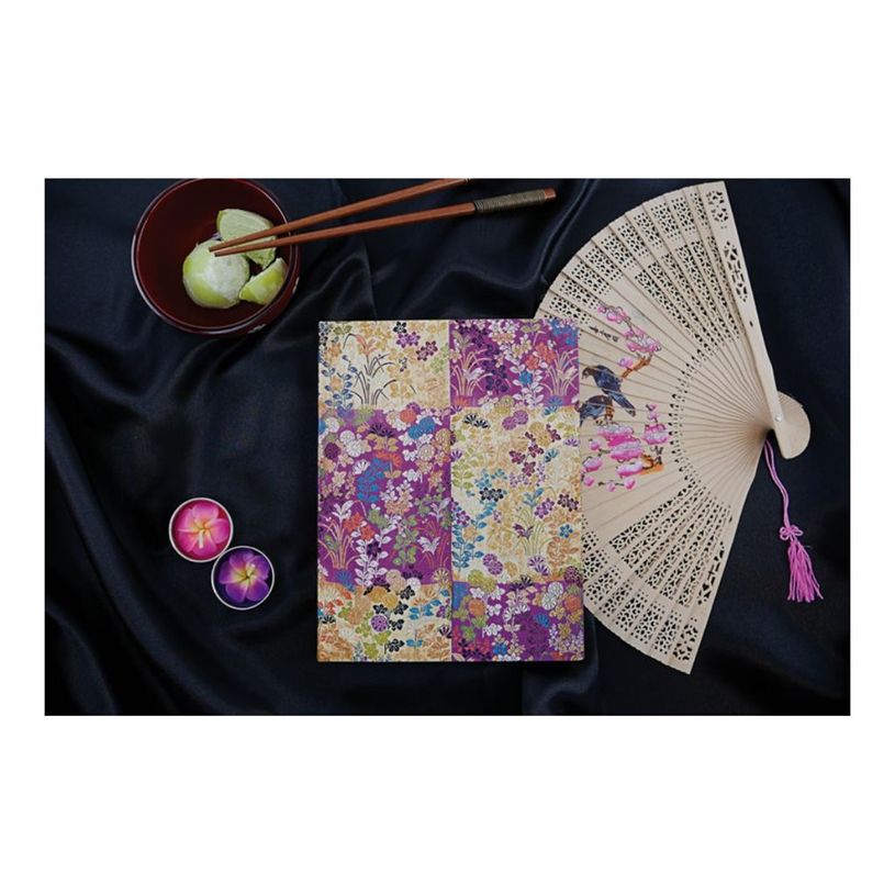 9781439798157-Paperblanks Flexis Japanese Kimono - Cahier de notes - 175 x 225 mm - 88 feuilles / 176 pa-P_405235657_6-5