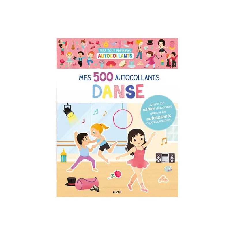 9782733889237-Auzou - Mes tout premiers autocollants - 500 pièces - danse-P_405235879_1-0