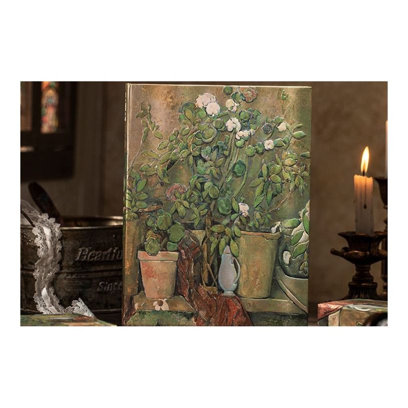 9781439797914-Paperblanks The Barnes Collection - Journal - reliure piquée - mini - 90 x 140 mm - 176 pages - papier ivoire - uni - cezanne's terracotta pots -P_405236499_6-5