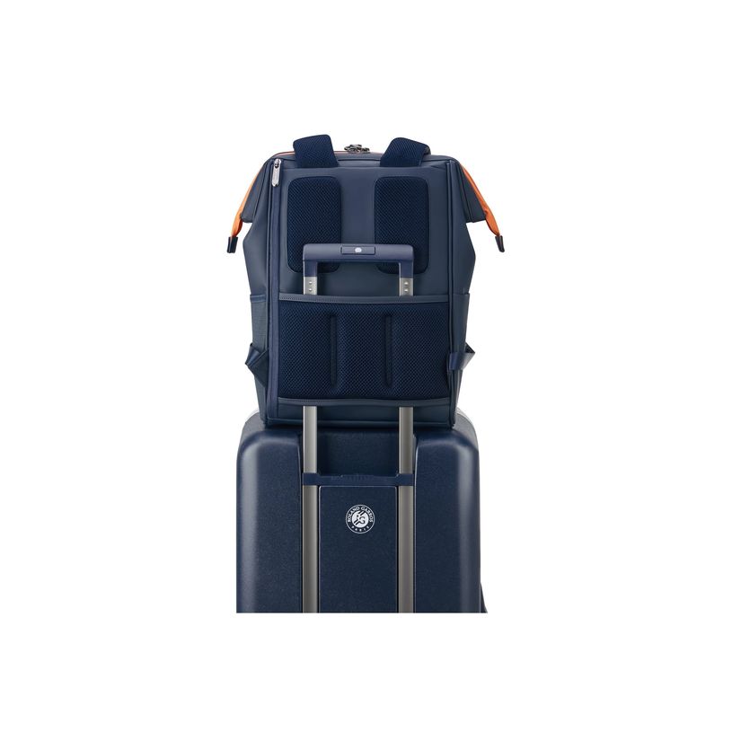 3219110540987-Delsey Turenne Soft - Roland Garros - sac à dos pour ordinateur portable - 14" - bleu-P_405240311_2-9