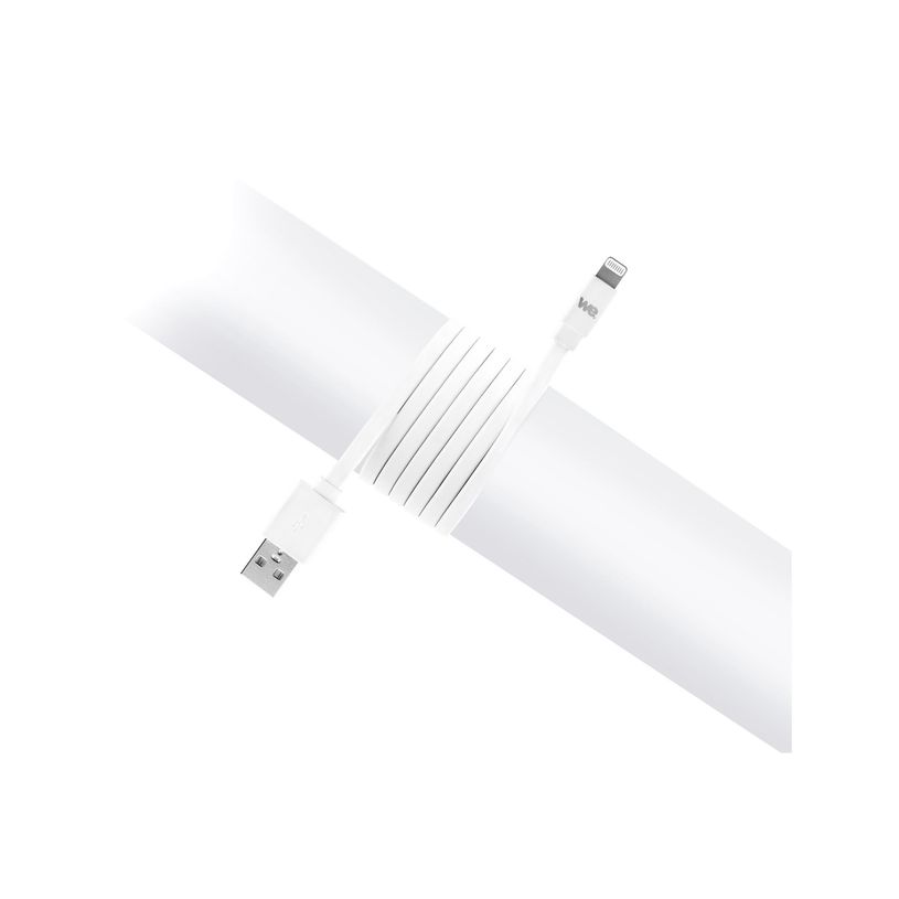 3304490412396-WE - Câble Lightning - USB mâle pour Lightning mâle - 1 m - blanc-P_405240460_2-4