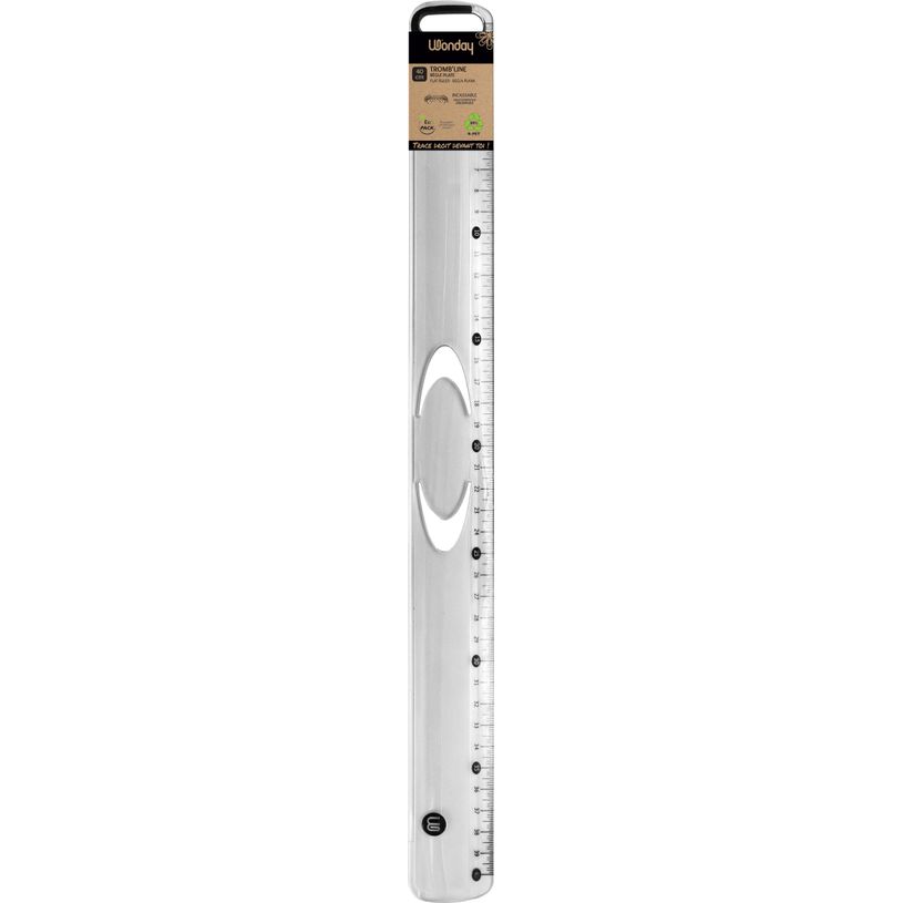 3701254722171-Wonday Tromb'line - Règle - 40 cm - RPET plastic-P_405241138_1-0