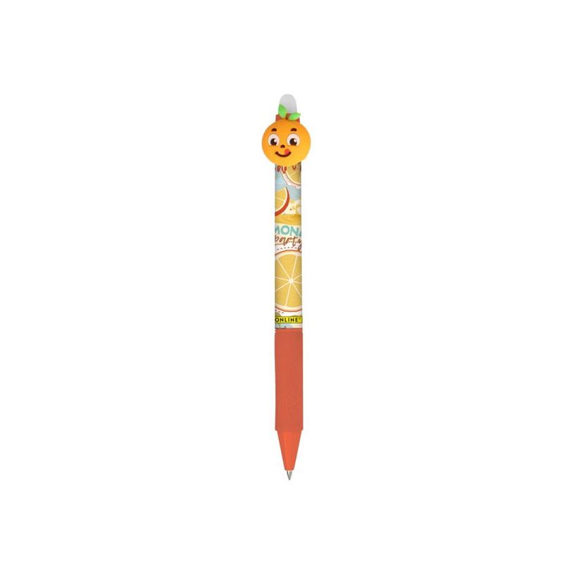 4014421354747-ONLINE magiXX Fun Fruits - Roller - orange - non permanent - bleu - encre gel - 0.7 mm - moy-P_405242363_2-0