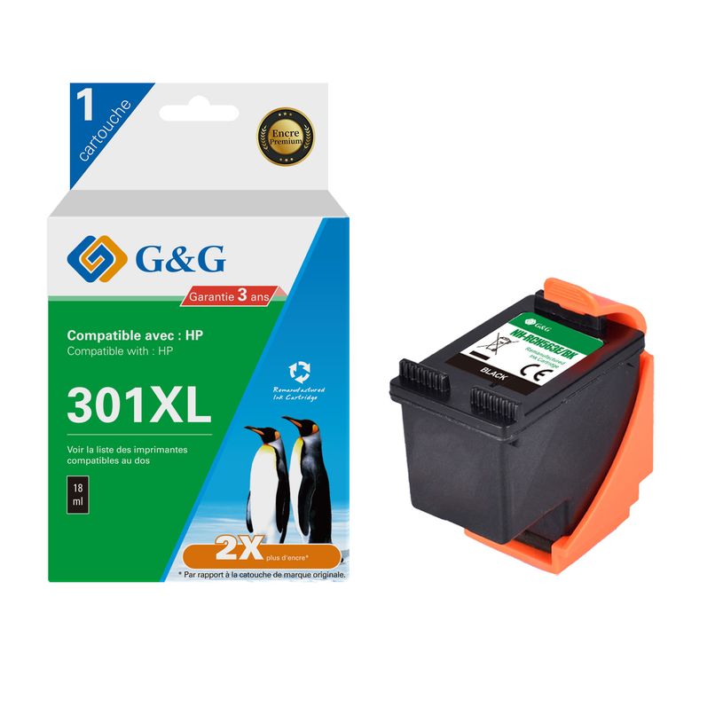 6941881289853-Cartouche compatible HP 301XL - noir - G&G-P_405243058_1-0