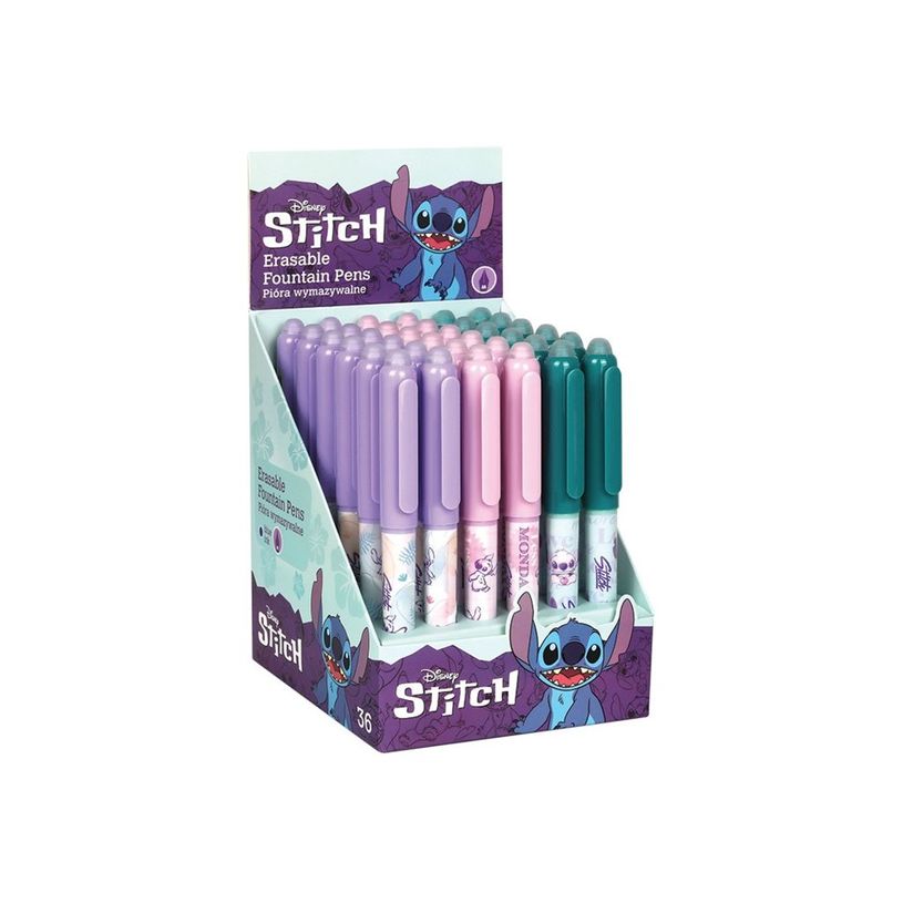 5903686379734,5903686379840-CoolPack Disney - Stylo plume effaçable Stitch - avec gomme - pastel-P_405246334_1-0