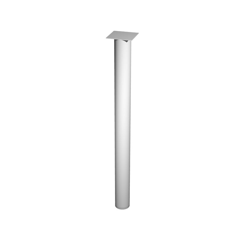 7331920015977-Pied de renfort Trend - H 69,5 cm - diam 6 cm - blanc-P_405247339_1-0
