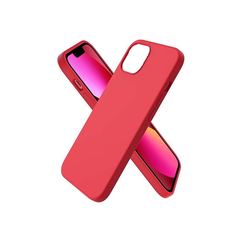 3701263530118-JAYM POP - Coque de protection pour Samsung Galaxy S25 - silicone liquide - rouge-P_405247759_1-0