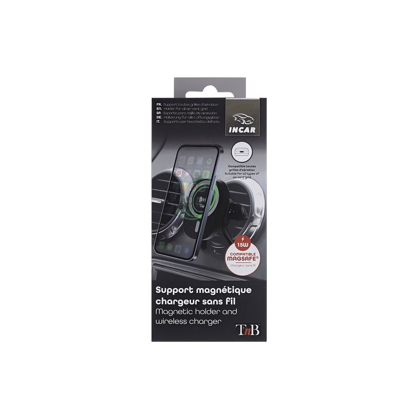 3303170114360-T'nB - Support/chargeur pour voiture pour téléphone portable - 15W wireless charger for -P_405251787_7-4