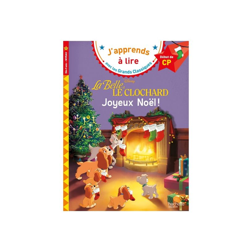 9782017080985-Disney - La Belle et le Clochard Joyeux Noël - J'apprends à lire avec les Grands Classiques - CP1 - par Alb-P_405255242_1-0