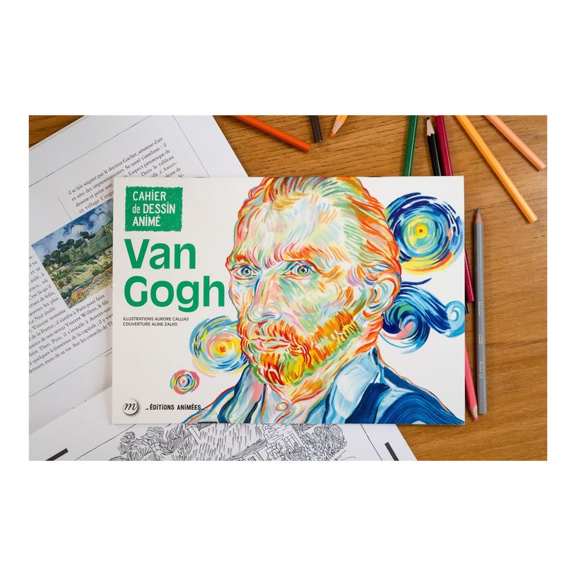 9791094306383-Van Gogh - Cahier de Dessin Animé à colorier-P_405255481_1-0