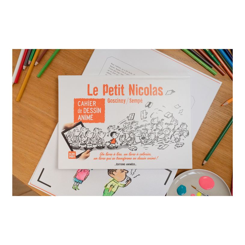 9791094306246-Le Petit Nicolas - Cahier de Dessin Animé à colorier - par Sempé, Goscinny -P_405256082_5-3