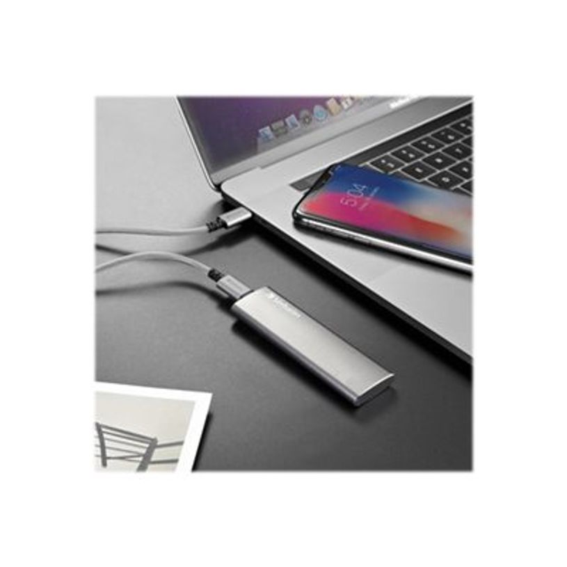 0023942474425-Verbatim Vx500 - Disque dur externe SSD - 240 Go - USB 3.1 Gen 2 (USB-C connecteur) - gris-P_405259918_1-2