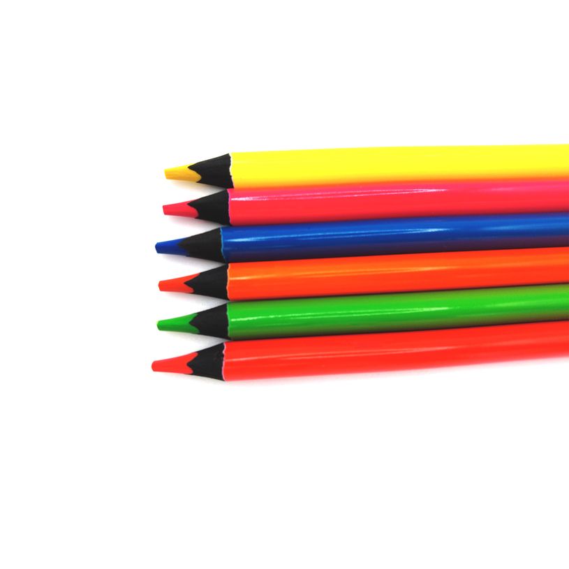 8410782175094-Apli Agipa - Crayon de couleur triangulaire Jumbo - rouge fluo--1