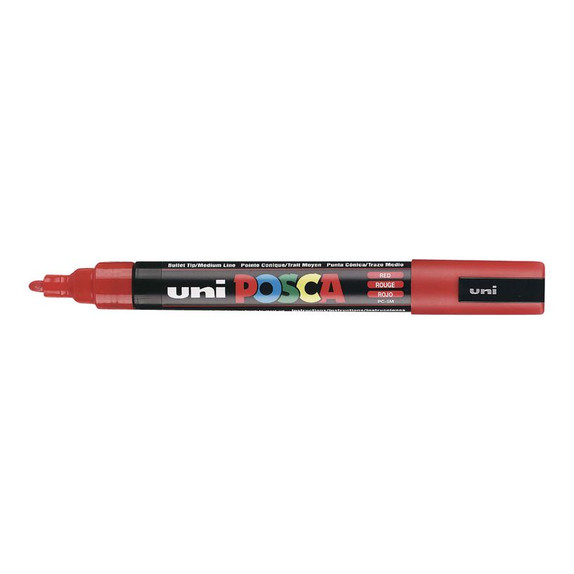 4902778916131-Posca - Marqueur peinture pointe moyenne - rouge-P_79136893_1-0