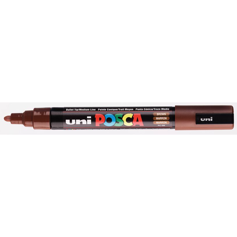 4902778916155-Posca - Marqueur peinture pointe moyenne - marron--0