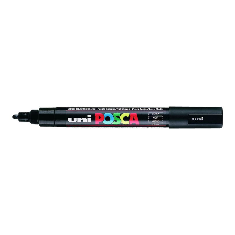 4902778916117-Posca - Marqueur peinture pointe moyenne - noir-P_79138574_1-0