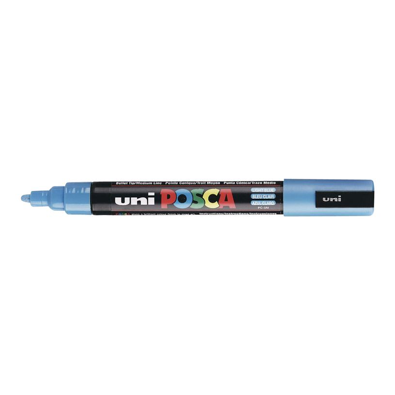 4902778916209-Posca - Marqueur peinture pointe moyenne - bleu clair-P_79138575_1-0