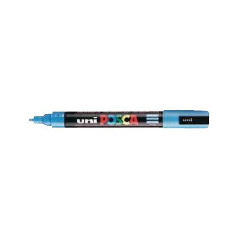 4902778916209-Posca - Marqueur peinture pointe moyenne - bleu clair-P_79138575_2-1