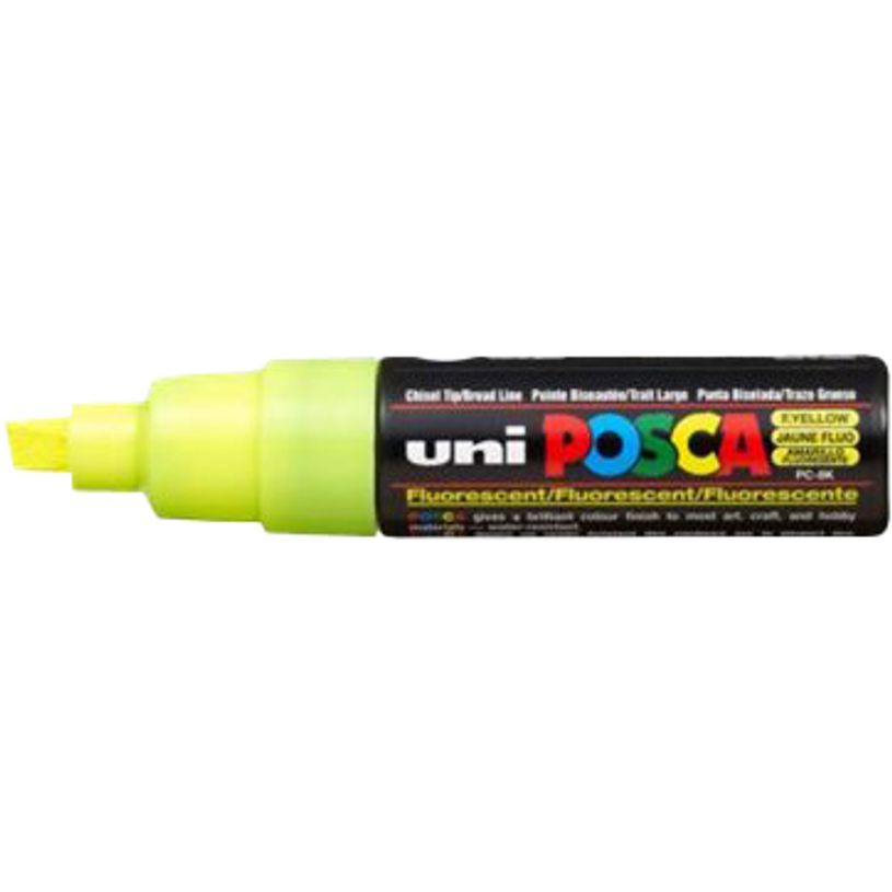 4902778916933-Posca - Marqueur peinture pointe large - jaune fluo-P_79138588_1-0
