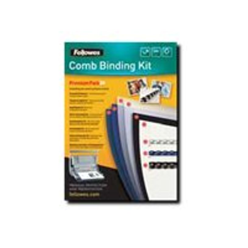043859514731-Fellowes Binding Premium Kit - A4 (210 x 297 mm) - 20 unités peigne de reliure en plastique-P_79140707_2-1