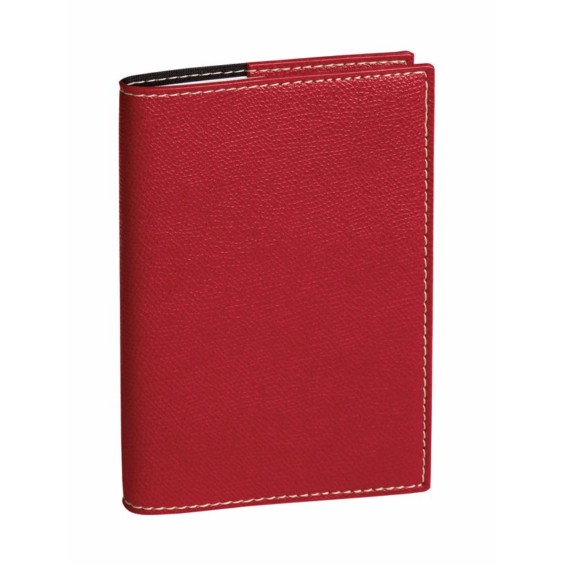 3371010121021-Agenda Club Affaires avec répertoire - 1 semaine sur 2 pages - 10 x 15 cm - rouge - Quo Va-P_79143072_1-0