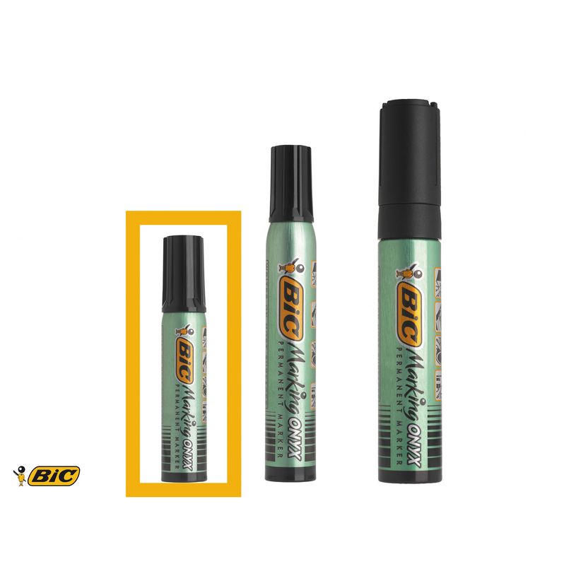 3086121481031-BIC ONYX 1481 - Marqueur permanent - pointe biseau - rouge-P_79145744_5-4