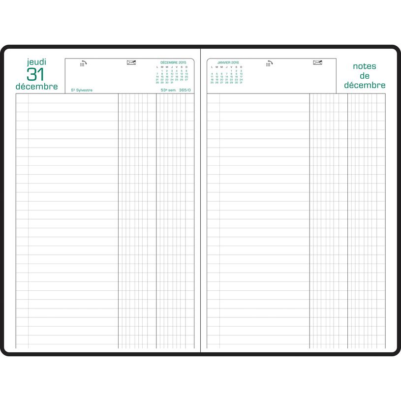 3660942007641-Agenda Raisin - 1 jour par page - 16,5 x 24,5 cm - noir - Exacompta-P_79146551_3-1