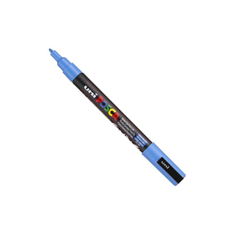 4902778036822-Posca - Marqueur peinture pointe fine - bleu ciel-P_79148590_1-0