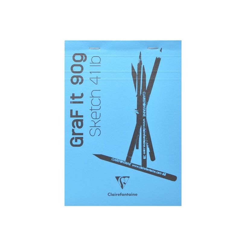0000000004404-Clairefontaine Graf It - Carnet de croquis - 80 feuilles - A6 - 90 gr - blanc-P_79152918_1-0